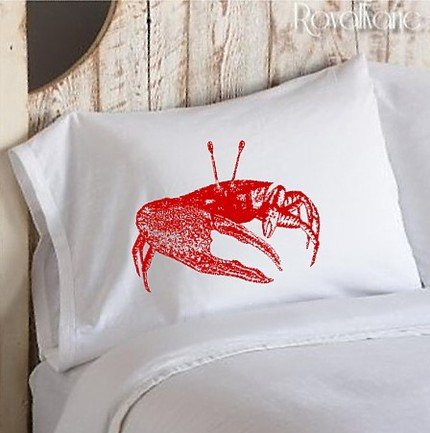 Red Fiddler Carb Nautical Pillowcase pillow cover