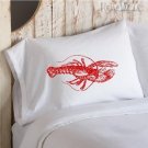 Nautical Pillowcase Red Lobster pillow cover