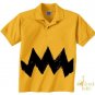 XL 18-20 Retro Polo NEW Charlie Yellow Zig Zag kids boys girls