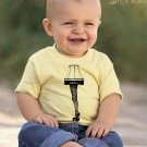 6m Leg Lamp T-Shirt Yellow Black kids boys girls childrens youth BABY infant toddler