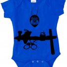 Baby Police Officer cop man 18m creeper royal blue