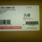 M1-50MH-49 METAL HOUSING WITH 1 M1-50 BLOCK GREY NEW BY SIEMON SHIPS FREE IN USA