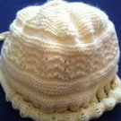 cute baby head gear and sweater set for 3-6 months unisex