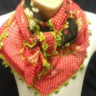 beatiful neck rag scarf shawl pretty design
