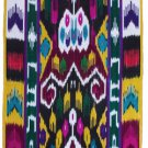 UZBEK MARGILAN HAND WOVEN SILK ATLAS FABRIC 40