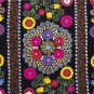 Uzbek Velour Machine Embroidery Suzani From Thashkent / Uzbekistan 130