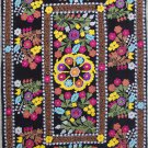 Uzbek Velour Machine Embroidery Suzani  From Thashkent / Uzbekistan 128