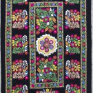 Uzbek Velour Machine Embroidery Suzani  From Thashkent / Uzbekistan 123