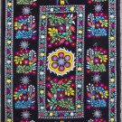 Uzbek Velour Machine Embroidery Suzani  From Thashkent / Uzbekistan 120