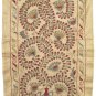 SOFT SILK HANDMADE SUZANI  LONG ZARDEVOR FROM BUKHARA .UZBEKISTAN  5057
