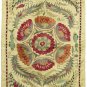SOFT SILK HANDMADE SUZANI  LONG ZARDEVOR FROM BUKHARA .UZBEKISTAN  5052