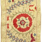 LUXURIOUS EXCLUSIVE  LONG ZARDEVOR SUZANI FROM BUKHARA .UZBEKISTAN  5065