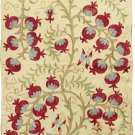 LUXURIOUS EXCLUSIVE  LONG ZARDEVOR SUZANI FROM BUKHARA .UZBEKISTAN  5069