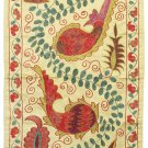 LUXURIOUS EXCLUSIVE  LONG ZARDEVOR SUZANI FROM BUKHARA .UZBEKISTAN  5066