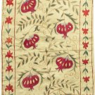LUXURIOUS EXCLUSIVE  LONG ZARDEVOR SUZANI FROM BUKHARA .UZBEKISTAN  5068