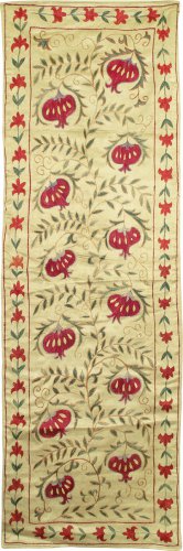 LUXURIOUS EXCLUSIVE  LONG ZARDEVOR SUZANI FROM BUKHARA .UZBEKISTAN  5068