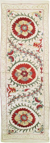 LUXURIOUS EXCLUSIVE  LONG ZARDEVOR SUZANI FROM BUKHARA .UZBEKISTAN  5063