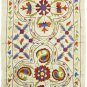 LUXURIOUS EXCLUSIVE  LONG ZARDEVOR SUZANI FROM BUKHARA .UZBEKISTAN  5027