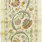 LUXURIOUS EXCLUSIVE  LONG ZARDEVOR SUZANI FROM BUKHARA .UZBEKISTAN  5031