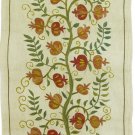 HANDMADE EMBROIDERY SUZANI ZARDEVOR FROM UZBEKISTAN  4010