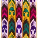 UZBEK MARGILAN HAND WOVEN SILK ATLAS FABRIC 83