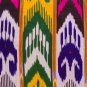 UZBEK MARGILAN HAND WOVEN SILK ATLAS FABRIC 83