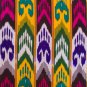 UZBEK MARGILAN HAND WOVEN SILK ATLAS FABRIC 83
