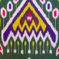 UZBEK MARGILAN HAND WOVEN SILK ATLAS FABRIC 85