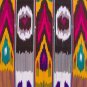 UZBEK MARGILAN HAND WOVEN SILK ATLAS FABRIC 92