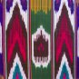 UZBEK MARGILAN HAND WOVEN SILK ATLAS FABRIC 92