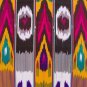 UZBEK MARGILAN HAND WOVEN SILK ATLAS FABRIC 92
