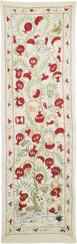 LUXURIOUS EXCLUSIVE  LONG ZARDEVOR SUZANI FROM BUKHARA .UZBEKISTAN  5074