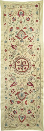 LUXURIOUS EXCLUSIVE  LONG ZARDEVOR SUZANI FROM BUKHARA .UZBEKISTAN  5077