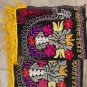 LONG UZBEK MACHINE EMBROIDERY SUZANI WALL FREEZE  1595