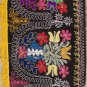 LONG UZBEK MACHINE EMBROIDERY SUZANI WALL FREEZE  1595