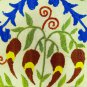 UZBEK HANDMADE SILK EMBROIDERED NURATA SUZANI 996