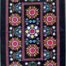 Uzbek Velour Machine Embroidery Suzani  From Thashkent / Uzbekistan 32