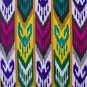UZBEK MARGILAN HAND WOVEN SILK ATLAS FABRIC 113