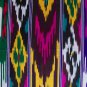 UZBEK MARGILAN HAND WOVEN SILK ATLAS FABRIC 112