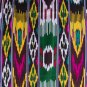UZBEK MARGILAN HAND WOVEN SILK ATLAS FABRIC 112