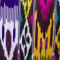 UZBEK MARGILAN HAND WOVEN SILK ATLAS FABRIC 111