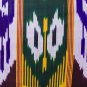 UZBEK MARGILAN HAND WOVEN SILK ATLAS FABRIC 109