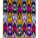 UZBEK MARGILAN HAND WOVEN SILK ATLAS FABRIC 54