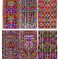 UZBEK MARGILAN HAND WOVEN SILK ATLAS FABRIC 51