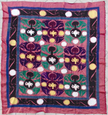 VINTAGE EMBROIDERY SAMARKAND BOLINPUSH SUZANI 1503