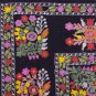 Uzbek Velour Machine Embroidery Suzani From Thashkent / Uzbekistan 147