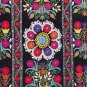 Uzbek Velour Machine Embroidery Suzani  From Thashkent / Uzbekistan 145