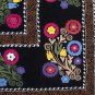 Uzbek Velour Machine Embroidery Suzani From Thashkent / Uzbekistan 143