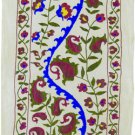 UZBEK HANDMADE SILK EMBROIDERED NURATA SUZANI 1040