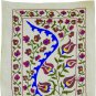 UZBEK HANDMADE SILK EMBROIDERED NURATA SUZANI 1040